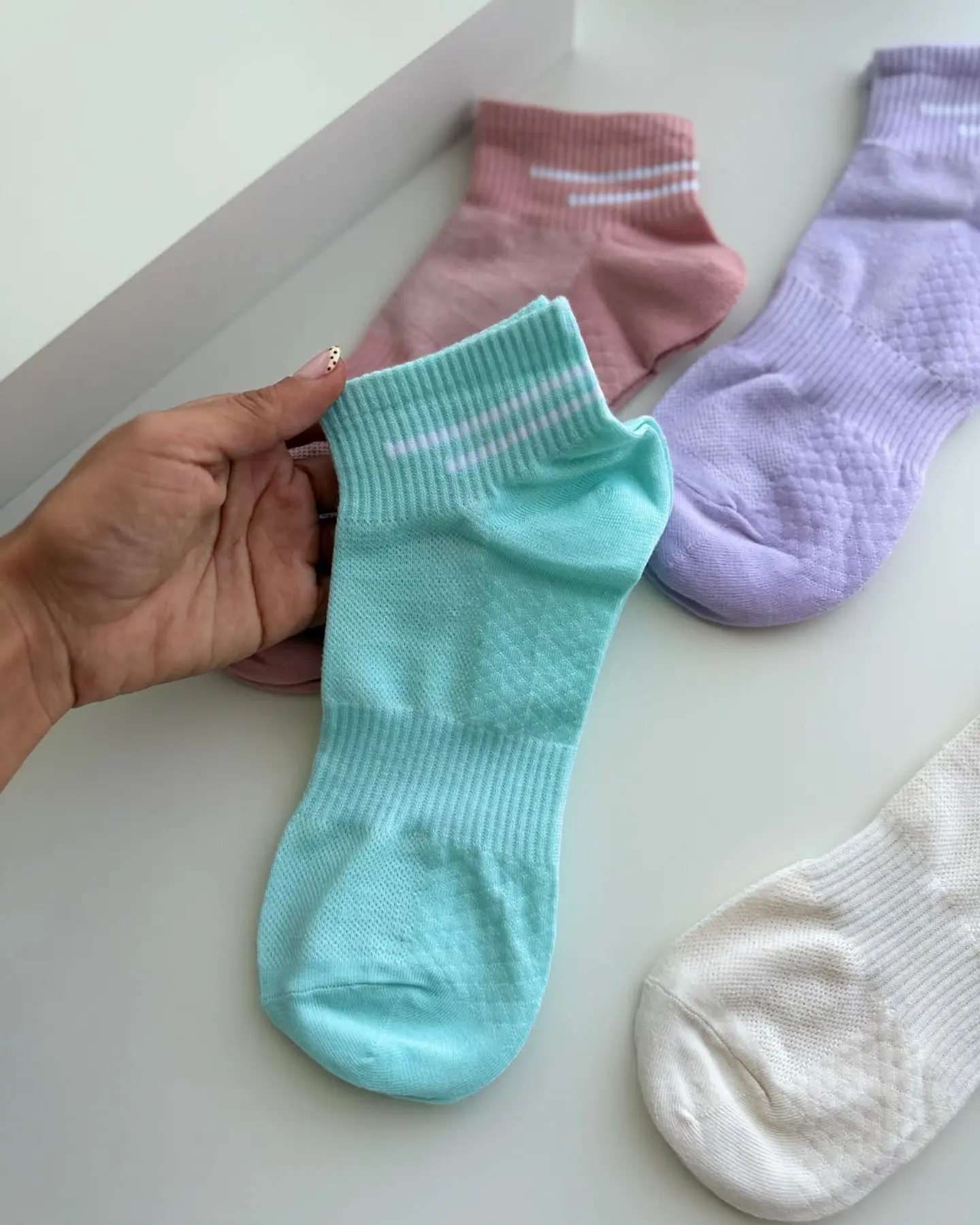 12 PARES DE CALCETINES DEPORTIVOS TOBILLEROS ALTO #36  1