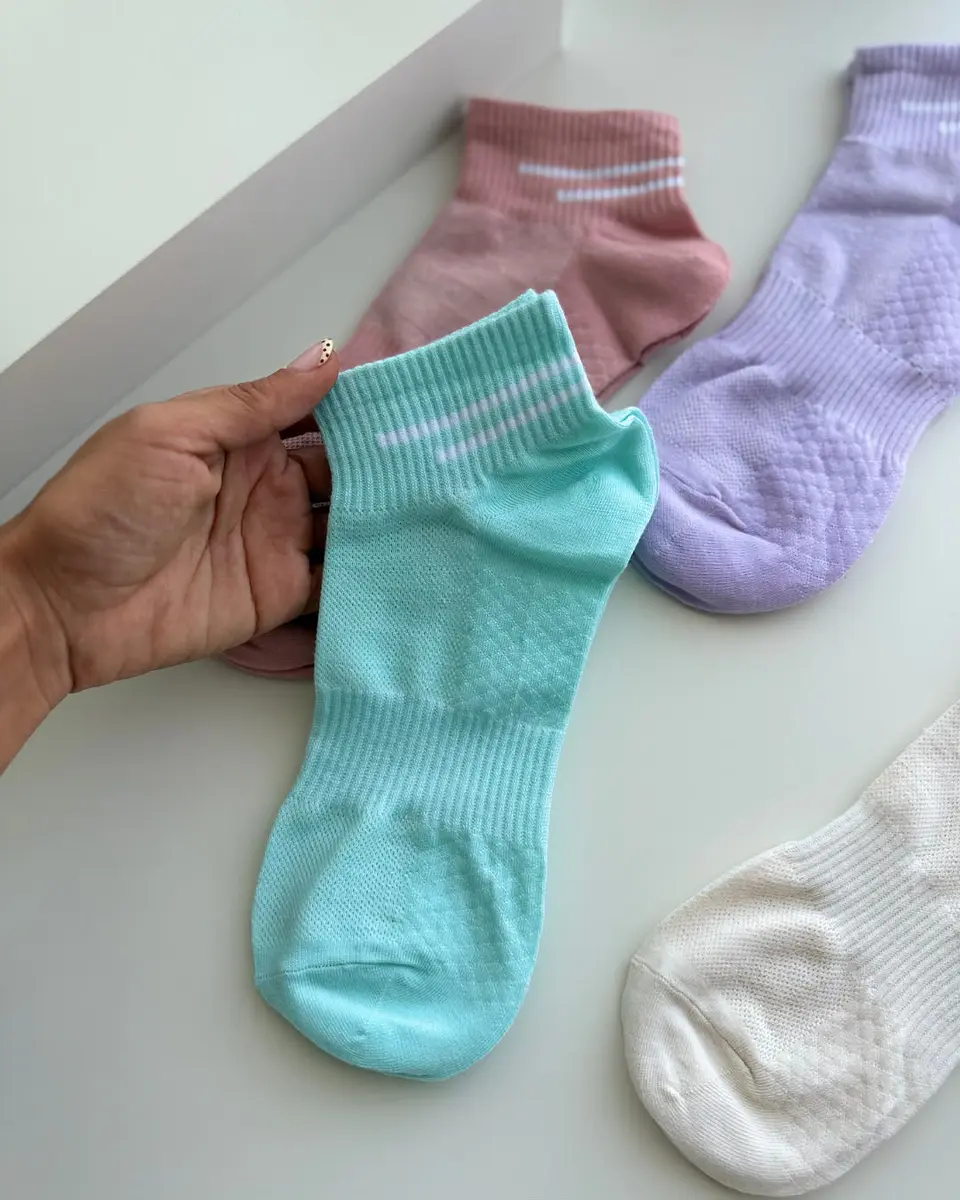 12 PARES DE CALCETINES DEPORTIVOS TOBILLEROS ALTO #36  1