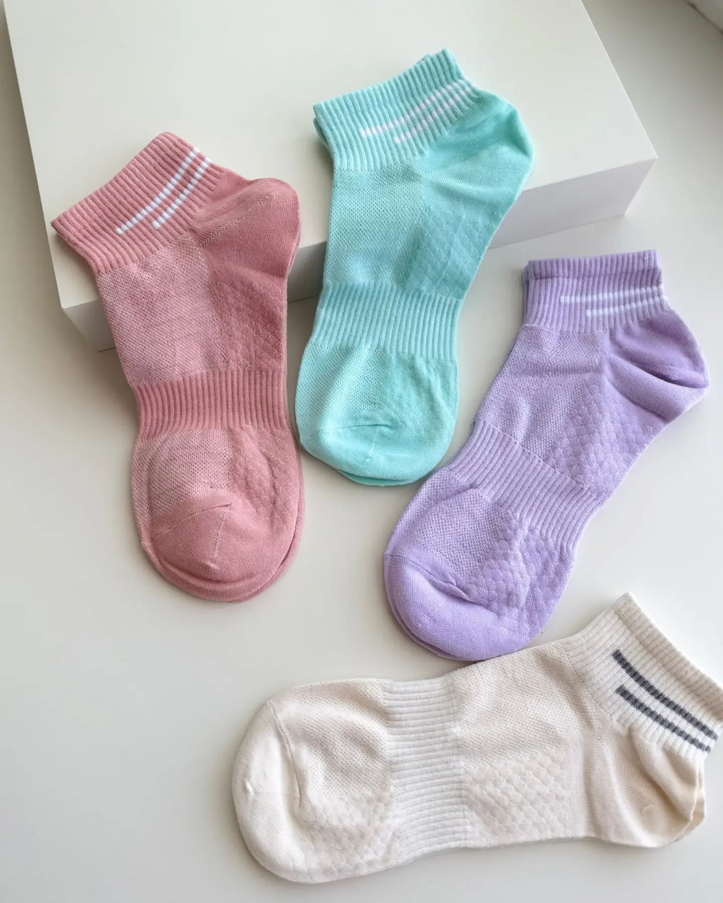 12 PARES DE CALCETINES DEPORTIVOS TOBILLEROS ALTO #36  3