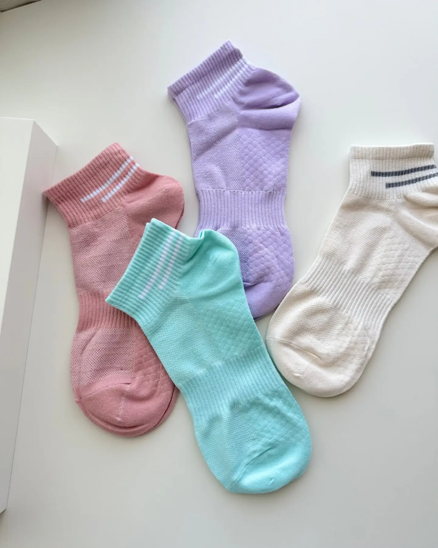 12 PARES DE CALCETINES DEPORTIVOS TOBILLEROS ALTO #36  5