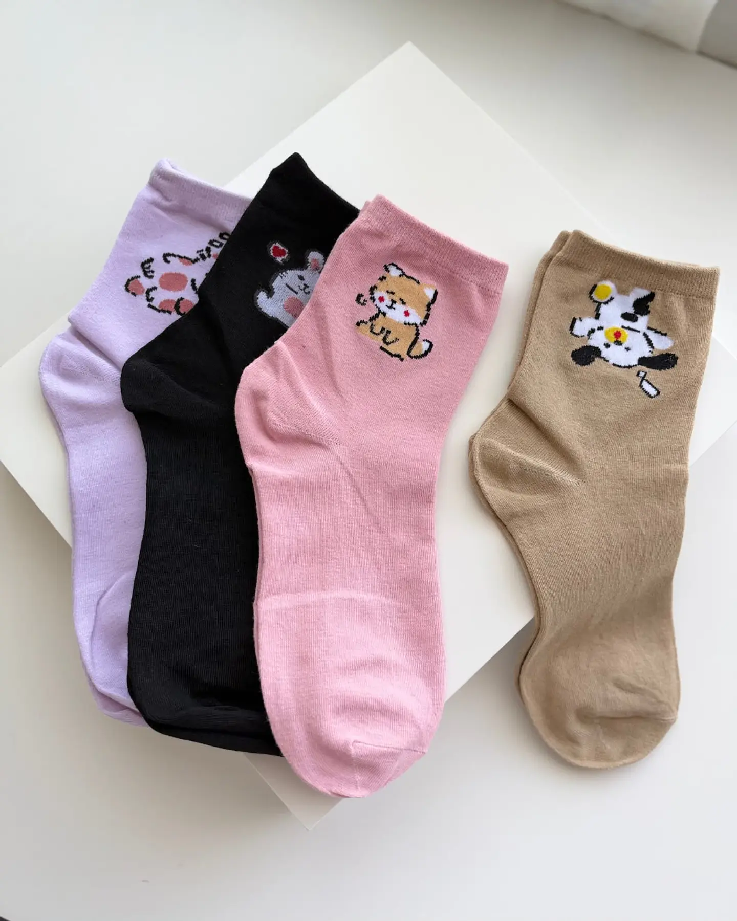 12 PARES DE CALCETINES DE ALGODÓN CON DISEÑO #37 3