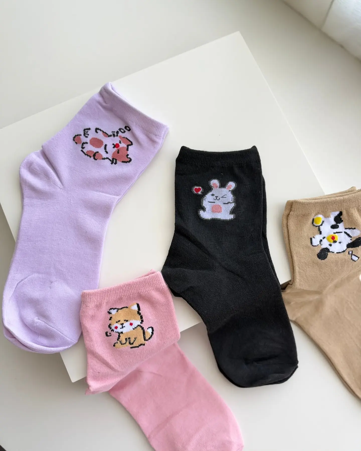 12 PARES DE CALCETINES DE ALGODÓN CON DISEÑO #37 5