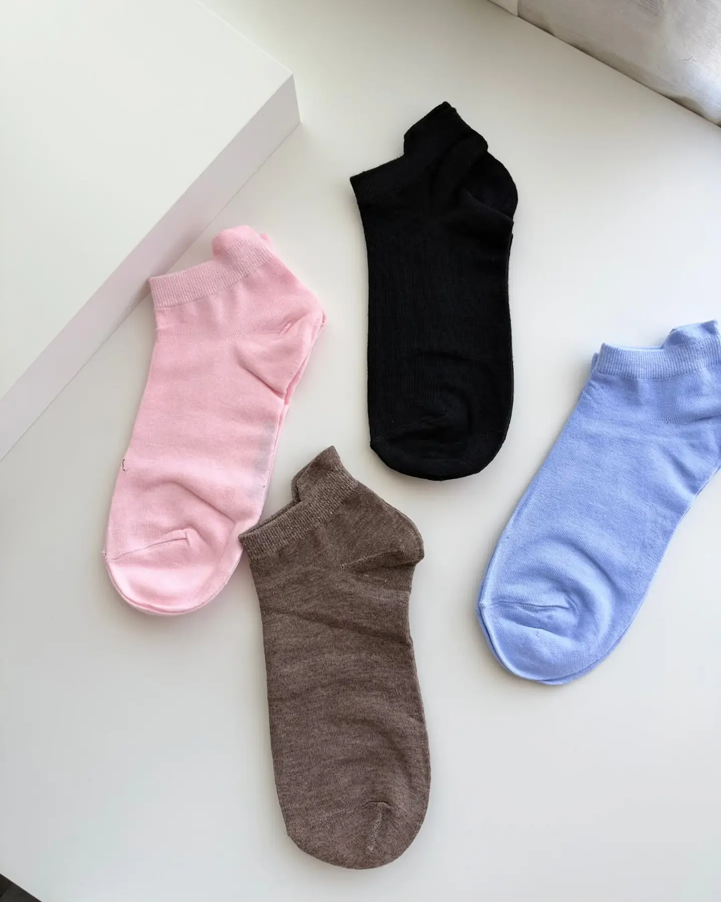 12 PARES DE CALCETINES TOBILLEROS CON REFUERZO #41 4