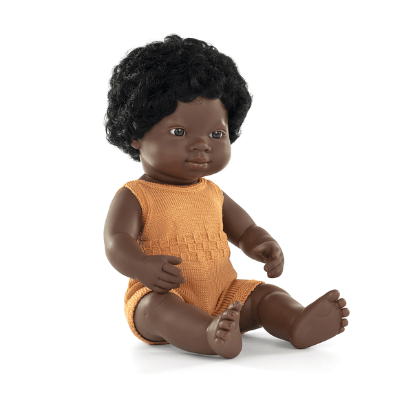 BONECA AFRICANA 38CM - MINILAND