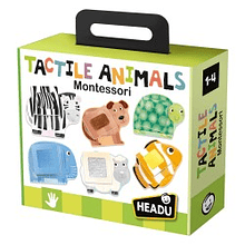 JOGO TACTILE ANIMALS MONTESSORI - HEADU