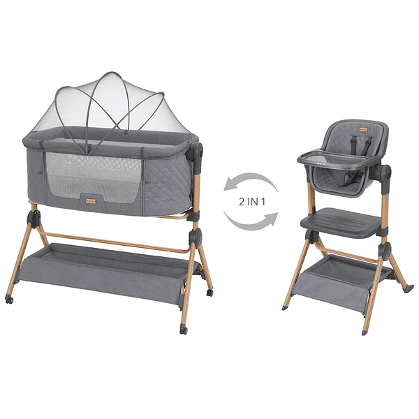 BERÇO SLEAT ME 2 EM 1 - KIKKABOO