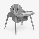 CADEIRA ALTA 2 EM 1 JAMMY BLACK - KIKKABOO