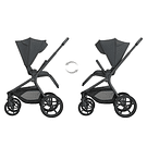 CARRINHO 2 EM 1 GOYA GRAFHITE - KIKKABOO 