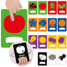 FLASHCARDS TÁTEIS P/ BEBÉS COM ALTO CONTRASTE - HEADU