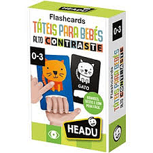 FLASHCARDS TÁTEIS PARA BEBÉS ALTO CONTRASTE - HEADU