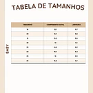 SANDÁLIA ESTELA BAUNILHA - BLANDITOS 