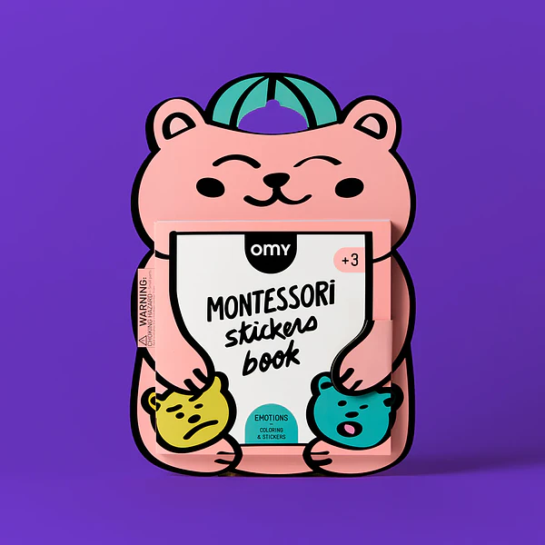 MONTESSORI STICKERS BOOK- OMY 