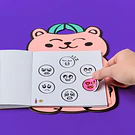 MONTESSORI STICKERS BOOK- OMY 