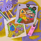 LIVRO COZY ART TINY HOUSE- OMY
