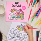LIVRO COZY ART KAWAII- OMY