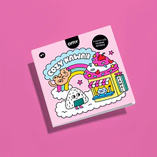 LIVRO COZY ART KAWAII- OMY