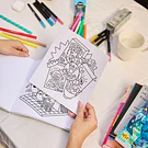 LIVRO COZY ART SUPERMERCADO- OMY
