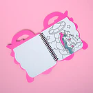 LIVRO C/PINTURAS E AUTOCOLANTES UNICÓRNIO - OMY