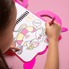 LIVRO C/PINTURAS E AUTOCOLANTES UNICÓRNIO - OMY