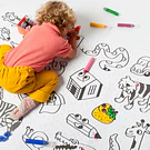 GIANT COLORING POSTER MY FIRST ART POSTER-OMY