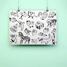 GIANT COLORING POSTER MY FIRST ART POSTER-OMY