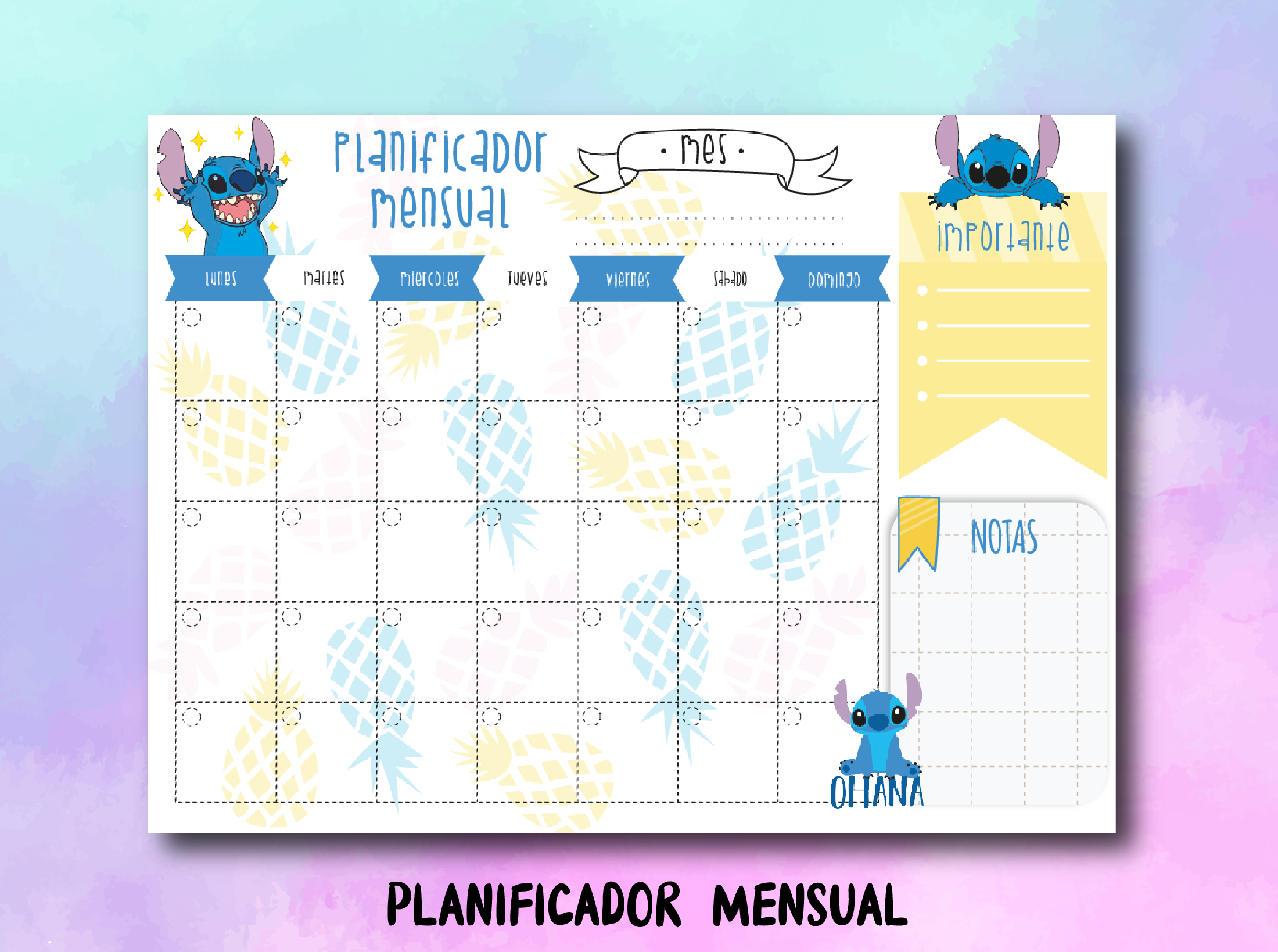 Acotar - Planificador Mensual