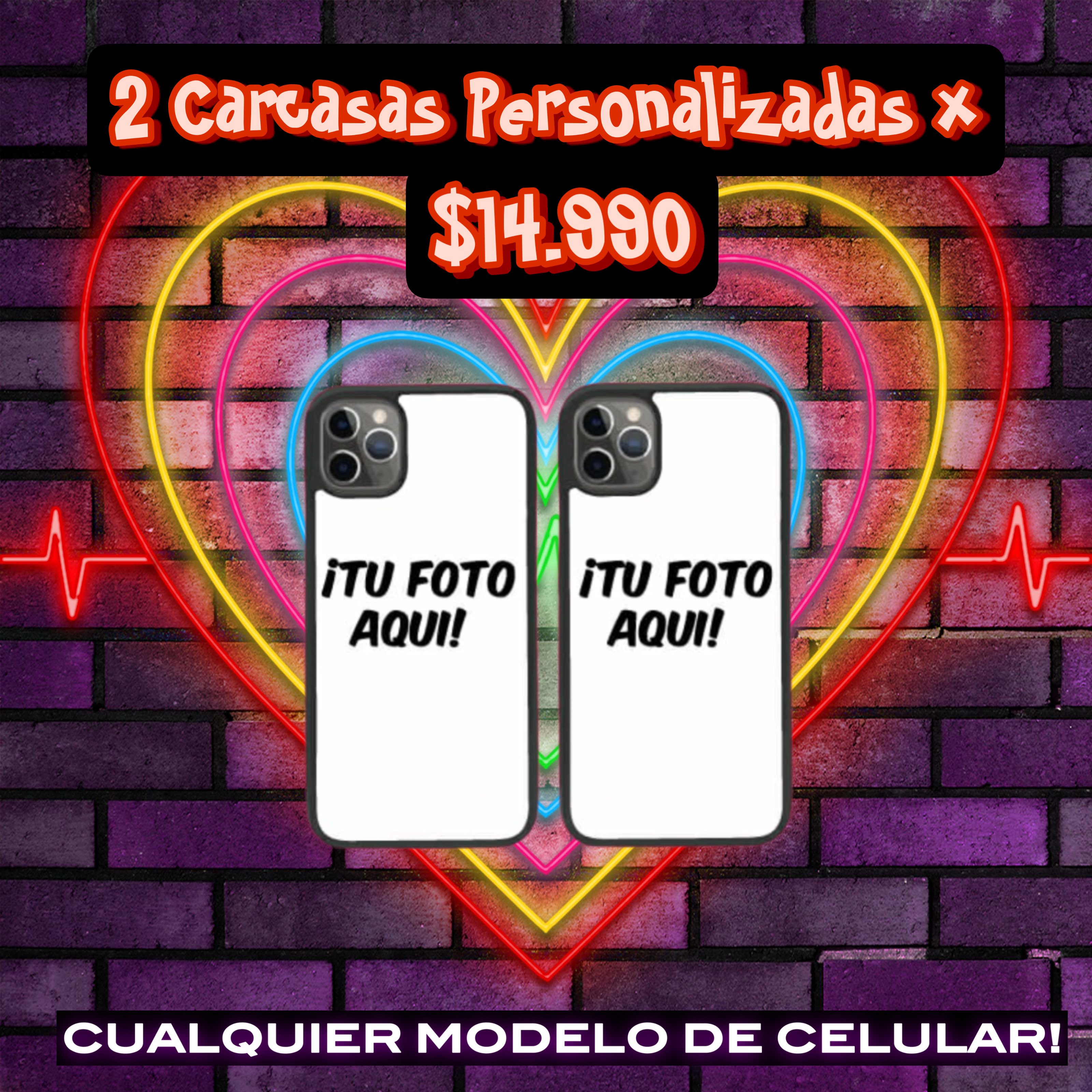 2 CARCASAS PERSONALIZADAS