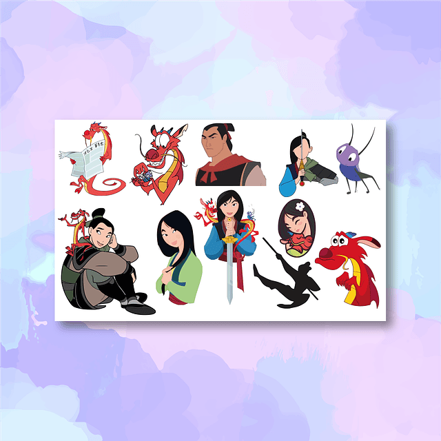 STICKER - MULAN