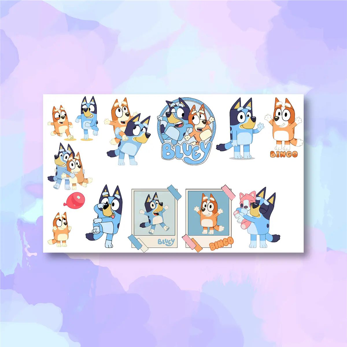 STICKER - BLUE Y BINGO