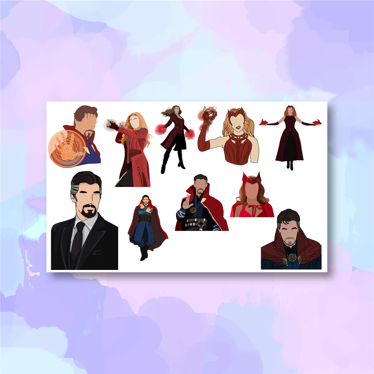 STICKER - WANDA X STRANGE