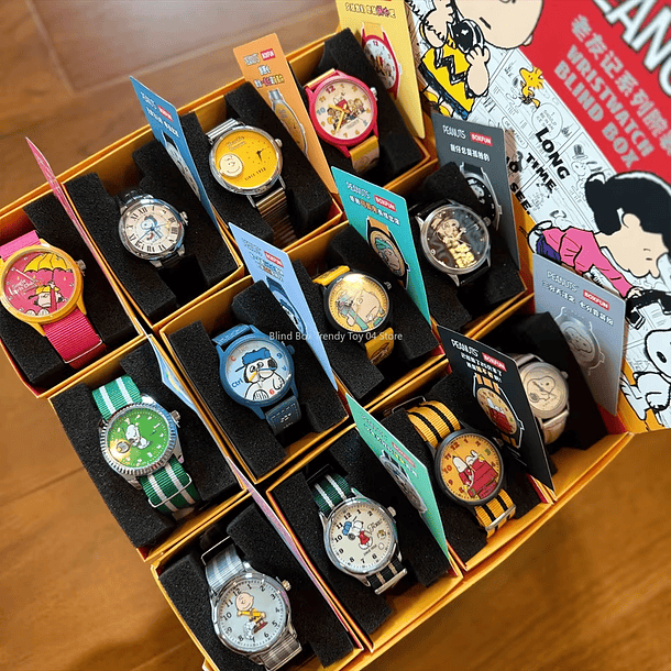 RELOJ SNOOPY - BLIND BOX - ORIGINAL 3