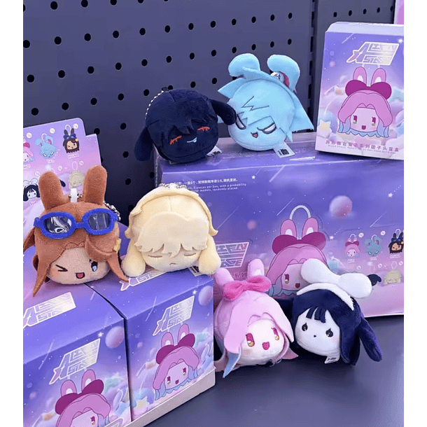 BLIND BOX ALIEN STAGE RABBIT - PELUCHE CABEZA LLAVERO 2