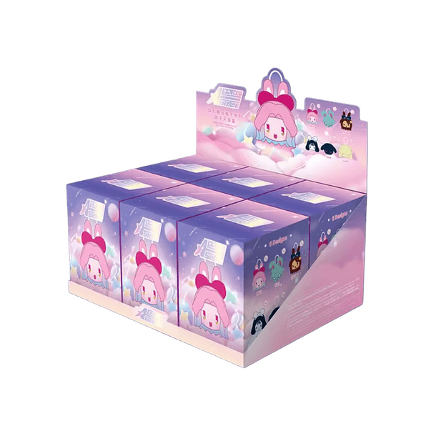 BLIND BOX ALIEN STAGE RABBIT - PELUCHE CABEZA LLAVERO 3