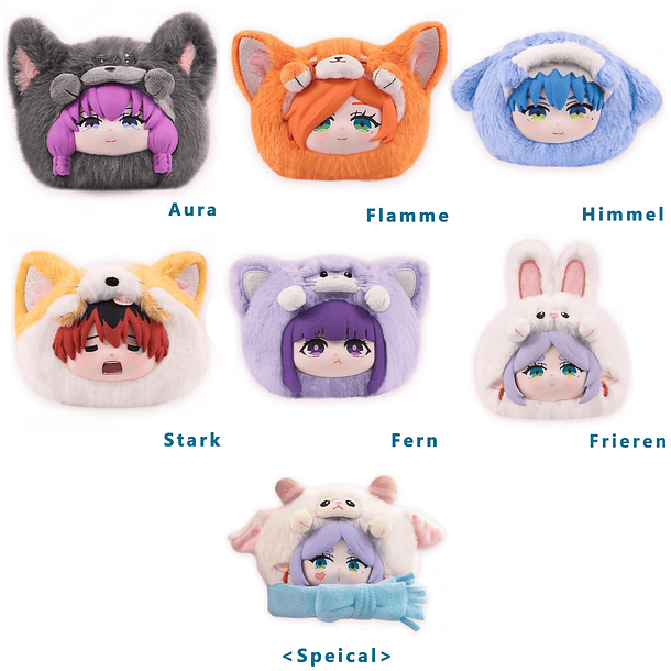 FRIEREN “animal party” - PELUCHE LLAVERO “ - blind box 5