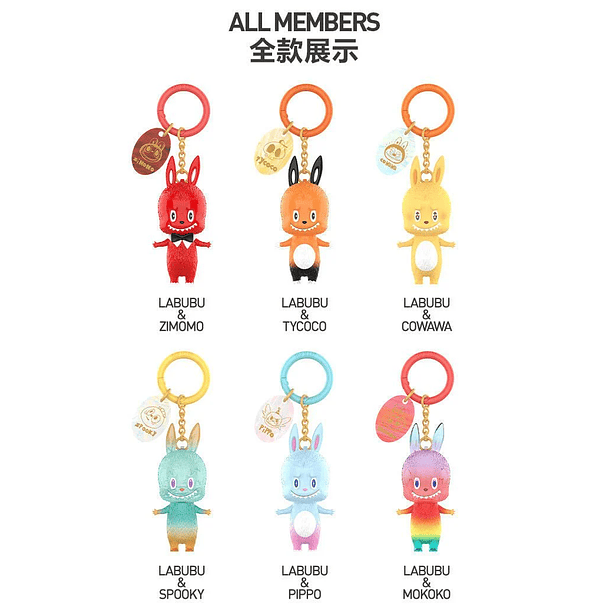 LABUBU - ANIVERSARIO 10 AÑOS - FIGURA LLAVERO - ORIGINAL 3