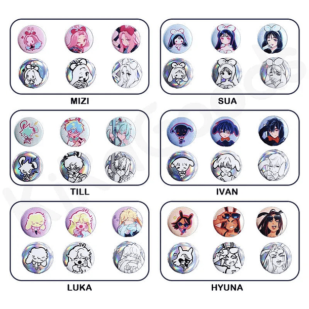 ALIEN STAGE BLIND BOX - SET PINES - 6 unid 3