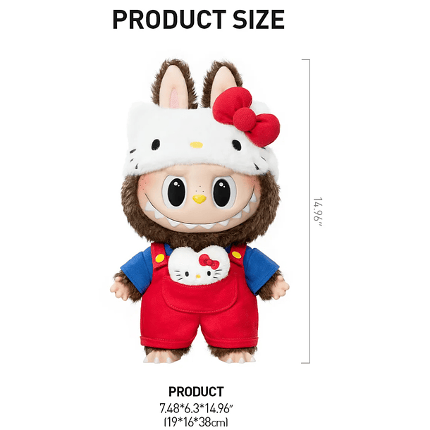 (PREVENTA) LABUBU x HELLOKITTY - GRANDE - ORIGINAL POPMART 3