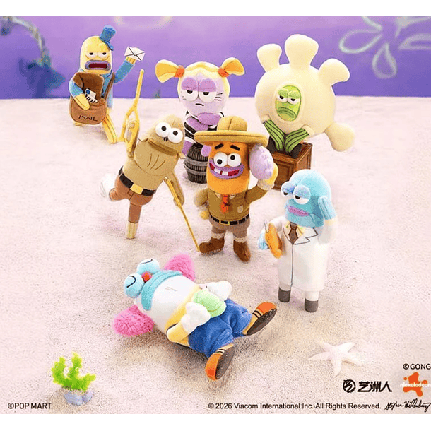 (PREVENTA) BIKINI BOTTOM BUDDIES 2 - LLAVERO PELUCHE - POPMART 8