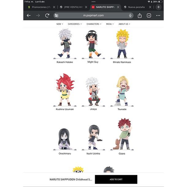 (PREVENTA) NARUTO SHIPPUDEN - FIGURA POPMART  3