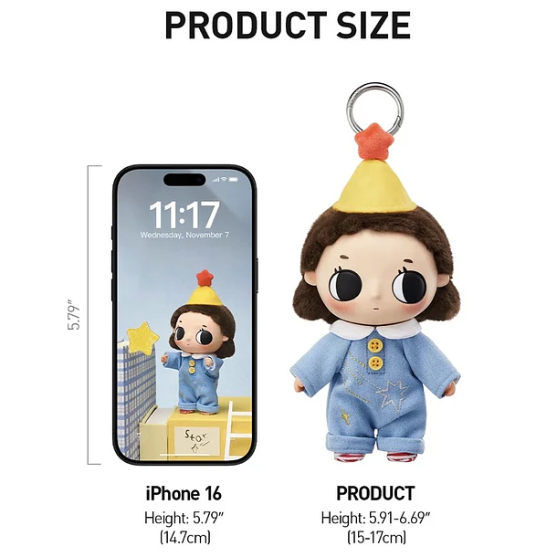 (PREVENTA) NYOTA PELUCHE LLAVERO - POPMART 2