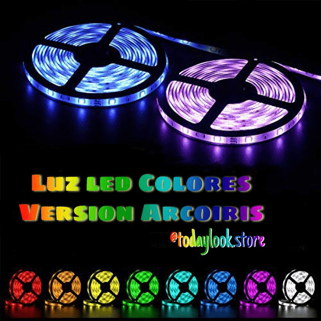LUZ LED COLORES / VERSION ARCOIRIS