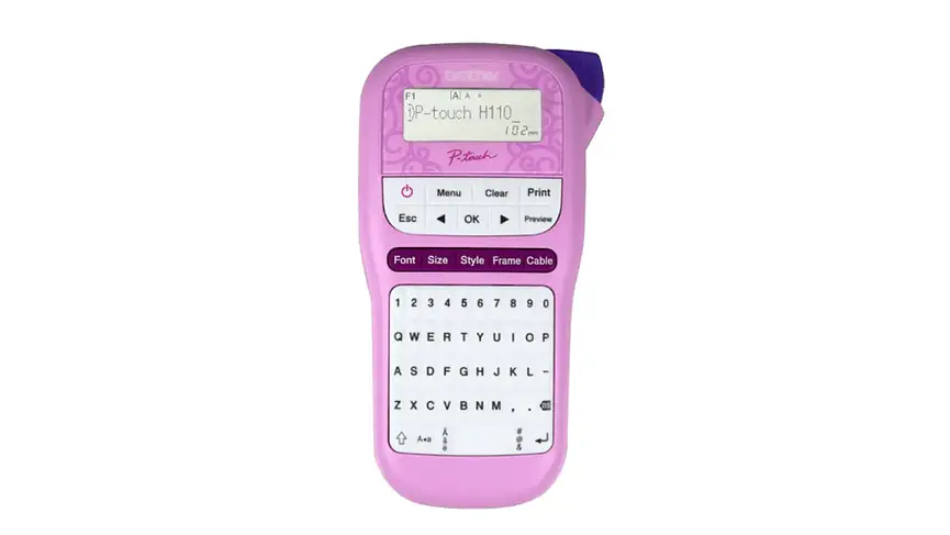P-Touch PT-H110PK Brother | Etiquetadora Portátil | Rosada 1
