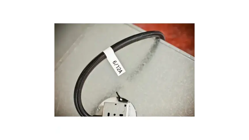 Brother TZe-FX231 | Cinta Etiqueta Blanco - Texto Negro 2