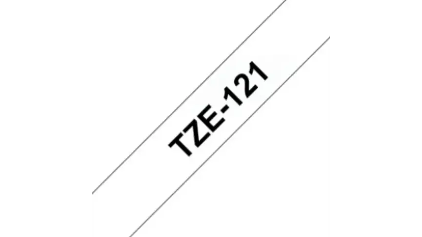 Brother TZe-121 | Cinta Etiqueta Transparente - Texto Negro 3