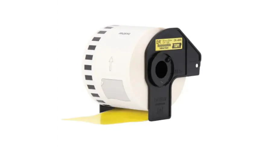 Brother DK-4605 | Cinta Etiqueta Amarilla - Texto Negro 2