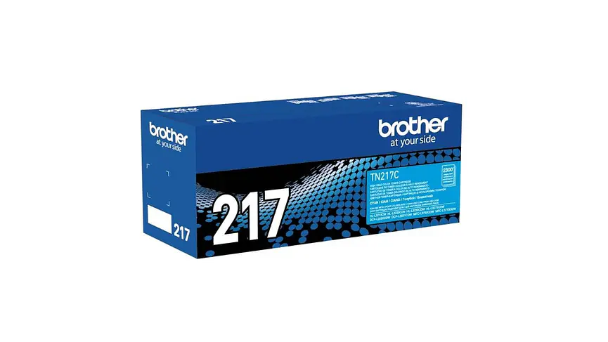 Brother TN-217 Cyan | Alto Rendimiento | Toner Original 1