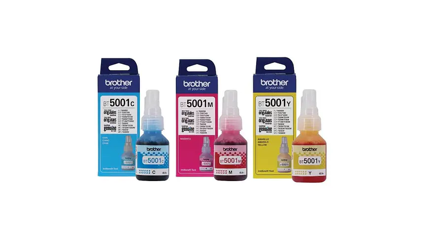 Brother Pack de 3 Colores BT5001 | Tinta Original 1