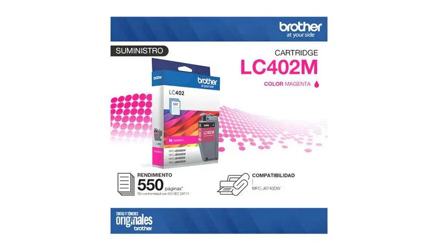 Brother LC402M Magenta | Tinta Original 2