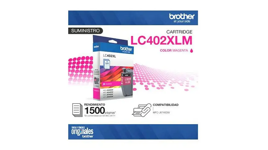 Brother LC402M XL Magenta | Alto Rendimiento | Tinta Original 2