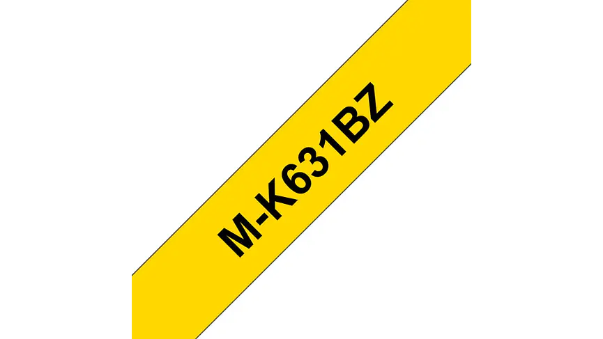 Brother MK631BZ | Cinta Etiqueta Amarilla - Texto Negro 2